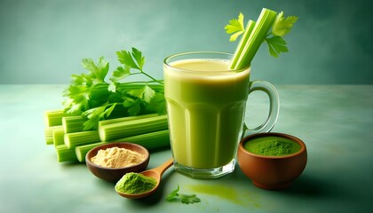 Poster - celery and celery juice