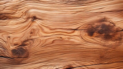 Wall Mural - Detailed background of rough, natural wood grain with knots