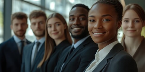 Wall Mural - Business Team in Professional Attire