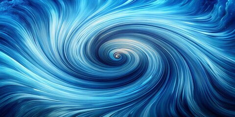 Abstract blue swirling wave pattern with a textured swirl design for backgrounds, textures, and designs