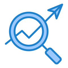 Sticker - Market Research Icon