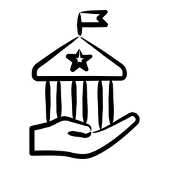 Sticker - Government Consulting Icon