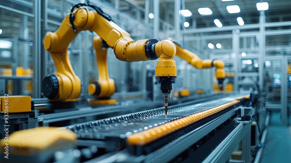 robot's integration into an automated production line tell us about the ...