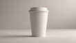 © lilyax - Two paper cups mockup on white background. 3d rendering.7