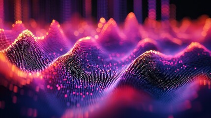 Canvas Print - abstract glow background.