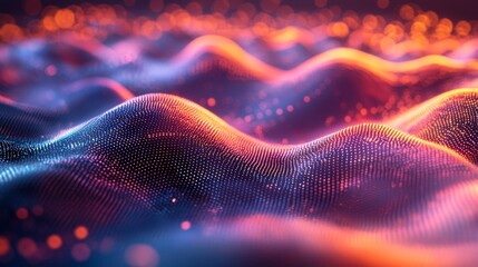 Canvas Print - abstract wave background.