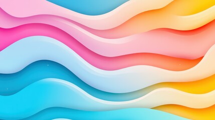 Poster - Explore a vibrant color gradient vector that adds playful textures and a modern flair to your creative projects.