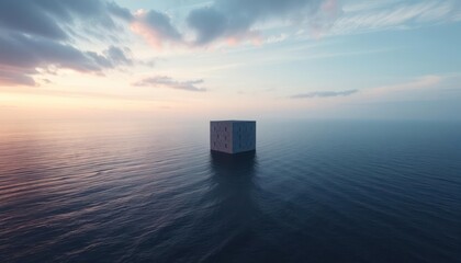 box over the sea