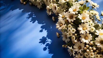 Canvas Print - flowers in the water