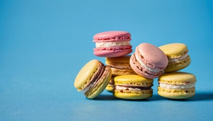  Deliciously stacked macarons ready to indulge