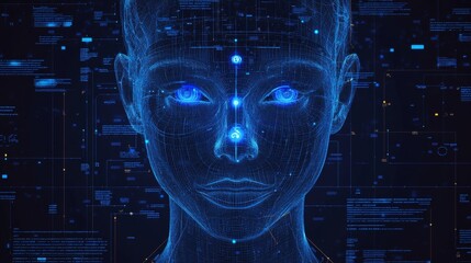 Digital Human Face.