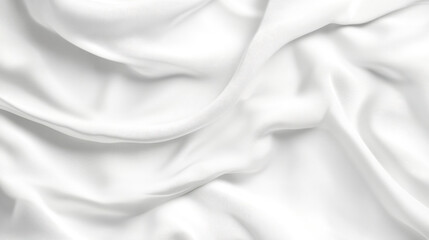 Soft white cloth are simple yet elegant for graphic design or wallpaper.