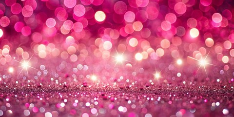 Pink Glitter Bokeh Background with Sparkling Lights, bokeh , glitter , pink , sparkle