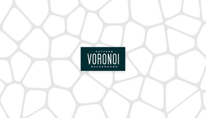 voronoi block structure pattern background with connected lines