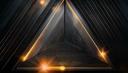 Wall Mural - abstract black and gold luxury background
