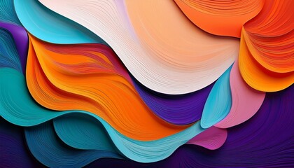 Wall Mural - HD backgrounds and textures with colorful abstract art creations, minimalist design with abstract
