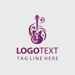 Poster - Guitar Logo Illustrations