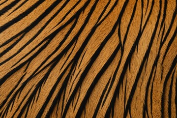 Wall Mural - Beautiful tiger fur pattern texture background