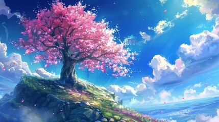 Wall Mural - Nature_wallpaper_4k_phone_anime_landscapes_wate