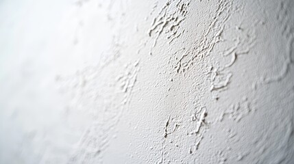 Wall Mural - A close-up photograph of a white wall with a subtle texture, the side lighting highlights the texture and creates soft shadows, more clarity with clear light and sharp focus, high detailed