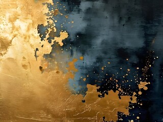 Black and gold modern abstract background	