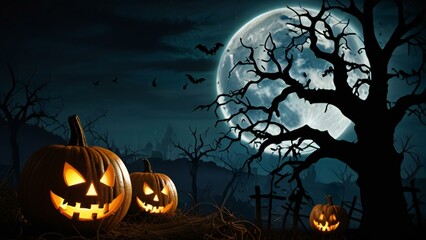 halloween night background