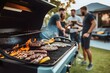 © Adobe Contributor - Grilling Outdoors with Friends