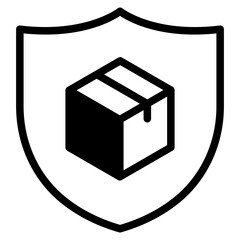 Sticker - shipping insurance icon