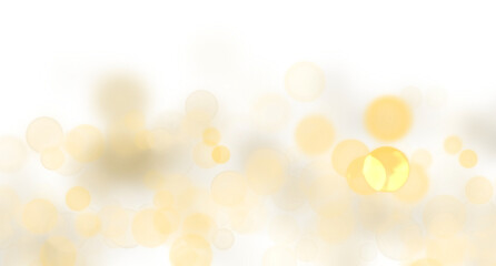 Canvas Print - artistic bokeh effect isolated on transparent background