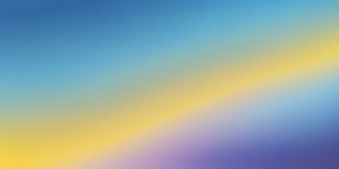 Wall Mural - yellow to blue colors grainy gradient smooth transitio background