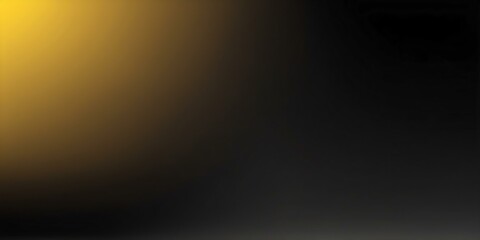 Wall Mural - yellow to black colors grainy gradient smooth transiti background