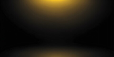 Wall Mural - yellow to black colors grainy gradient smooth transiti background