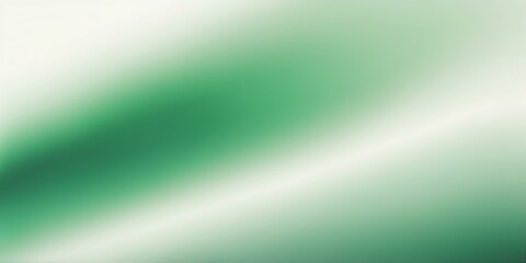 Wall Mural - white to green colors grainy gradient smooth transitio background