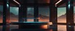 © ezra - futuristic portal science fiction podium pedestal platform modern empty cyberpunk podium mockup space background, stage, advertisement, horizontal, merchandise, shadow, show, marble