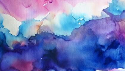 Wall Mural - abstract watercolor painting background