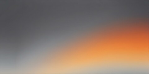Wall Mural - grey to orange colors grainy gradient smooth transitio background