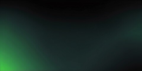 Wall Mural - green to black colors grainy gradient smooth transitio background
