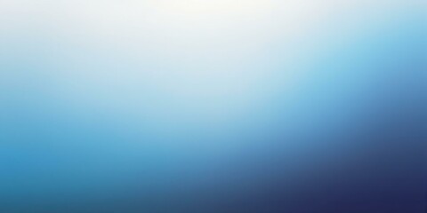 Wall Mural - blue to white colors grainy gradient smooth transition background