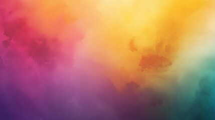 Wall Mural - Vibrant Abstract Watercolor Background with Blended Rainbow Colors

