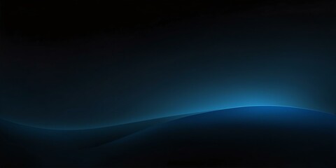 Wall Mural - blue to black colors grainy gradient smooth transition background