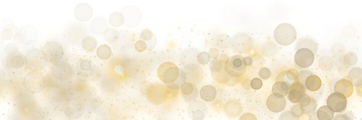 Wall Mural - luxury bokeh effect with light orbs