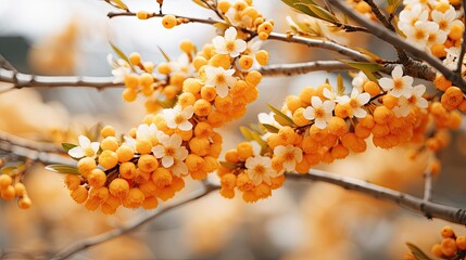 Canvas Print - branches in spring 