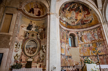 Wall Mural - Castel Castagna, Teramo. The church of Santa Maria di Ronzano