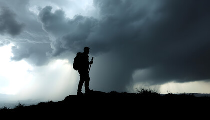 Surviving A Storm isolated with white highlights, png