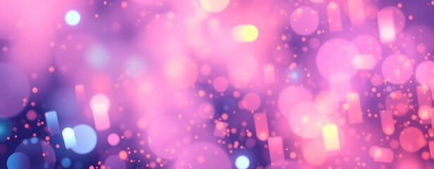 Poster - Abstract Blurred Pink Lights Background