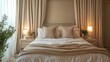 © นายชยุตพงศ์ แซ่เจี่ย - Serene and cozy bedroom featuring soft linens, elegant curtains, and warm lighting for a peaceful retreat.