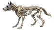 © Thanawat - wolf skeleton 3d on a transparent background