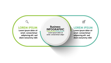 Wall Mural - Business data visualization. timeline infographic icons designed for abstract background template