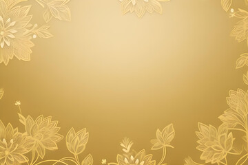 golden floral texture background