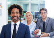 © Beak Joint/peopleimages.com - Portrait, business people and group with smile, attorney and diversity with teamwork, legal aid and happiness. Face, coworkers or lawyers in office, tablet and law firm with cooperation or startup